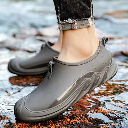 Men's Fashion Rain Boots Short