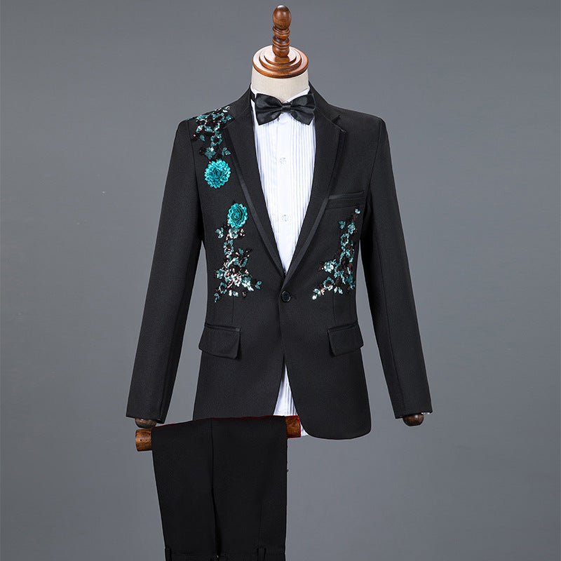 Sequined Suit Men's Dress