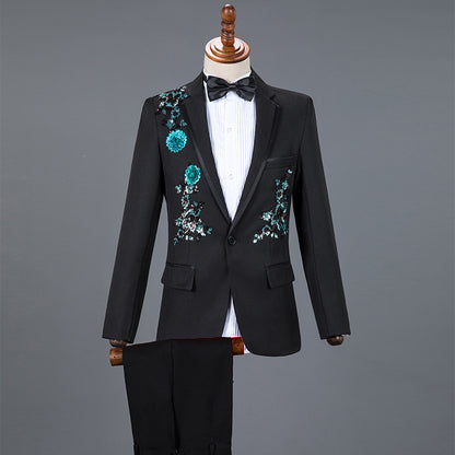 Sequined Suit Men's Dress