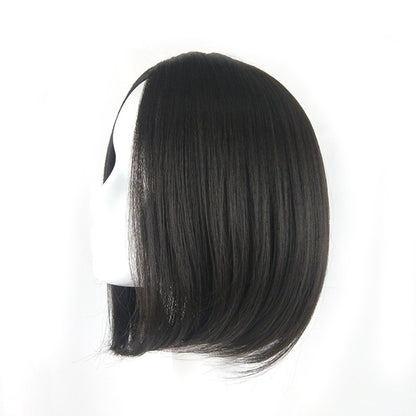 Wig Women Short Human Hair Wigs Brazilian Black