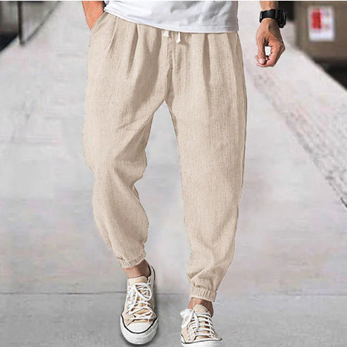Fashion Loose Men's Ankle Banded Pants