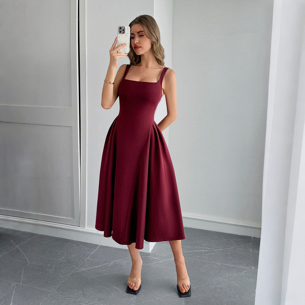 Leisure Simple Camisole Dress