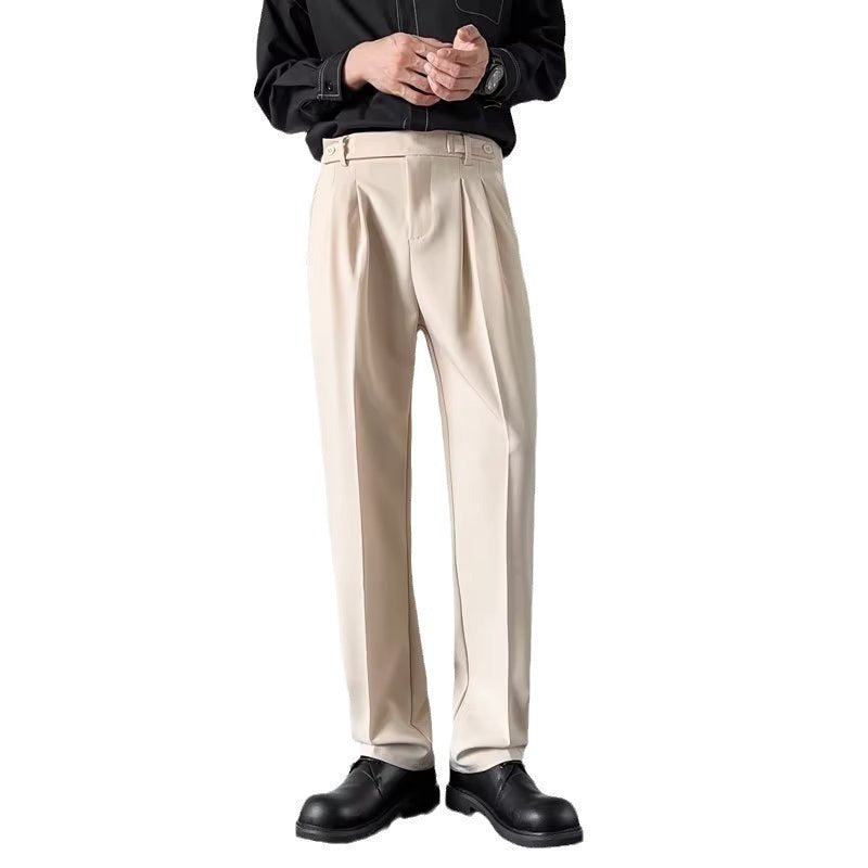 Nice Suit Pants Men's Straight Loose
