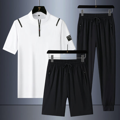 Ice Silk Quick-drying Three-piece Suit