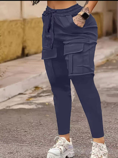 American Solid Pocket Ankle Banded Working Pants