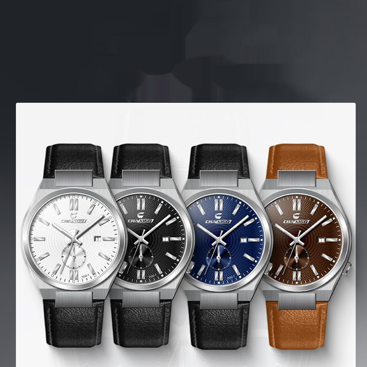Stainless Quartz Watch Waterproof Luminous