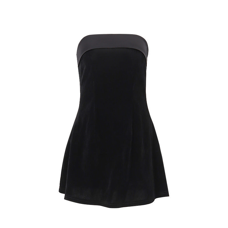 Fashion Zipper A-line Short Dresses Party