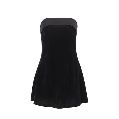Fashion Zipper A-line Short Dresses Party