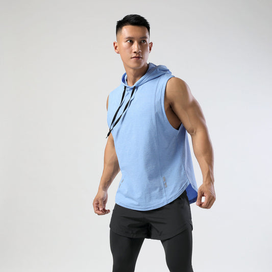 Hooded Sleeveless T-shirt Men's
