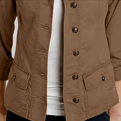 Sleeve Single-breasted Casual Jacket