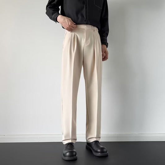 Nice Suit Pants Men's Straight Loose