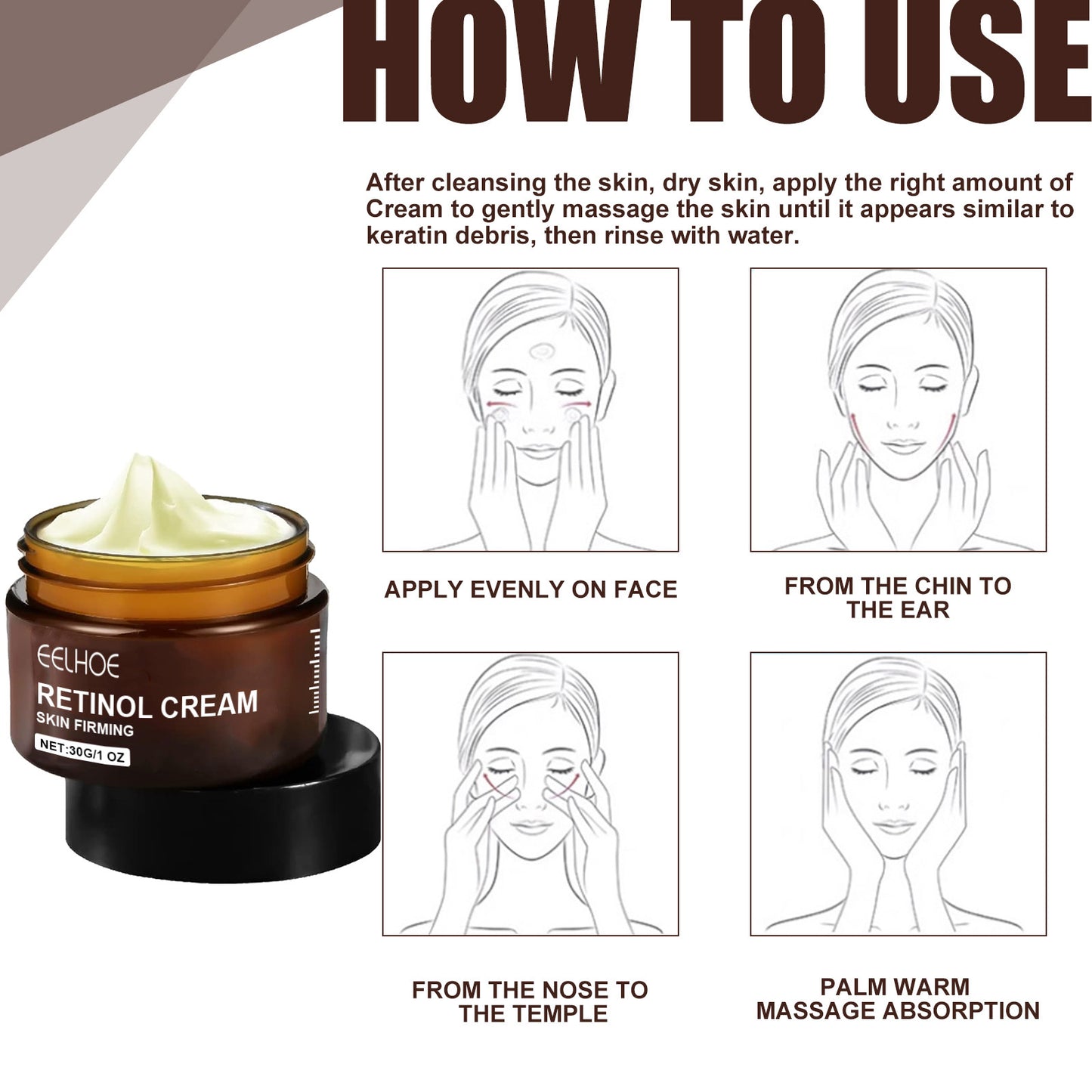 Retinol Anti Aging Wrinkle Removal Firming Cream