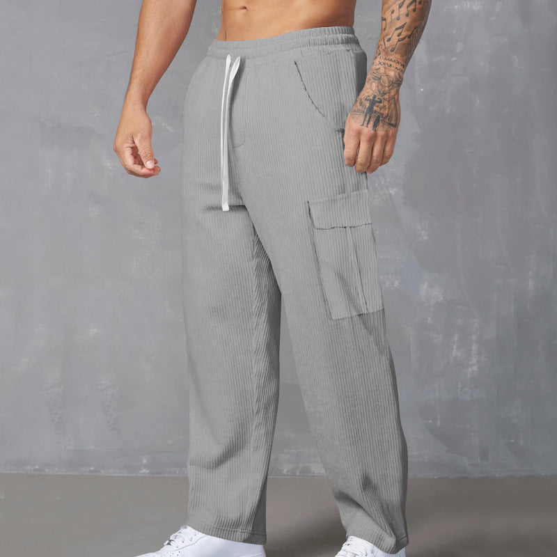 Men's Versatile Loose-fitting Wide-leg Trousers