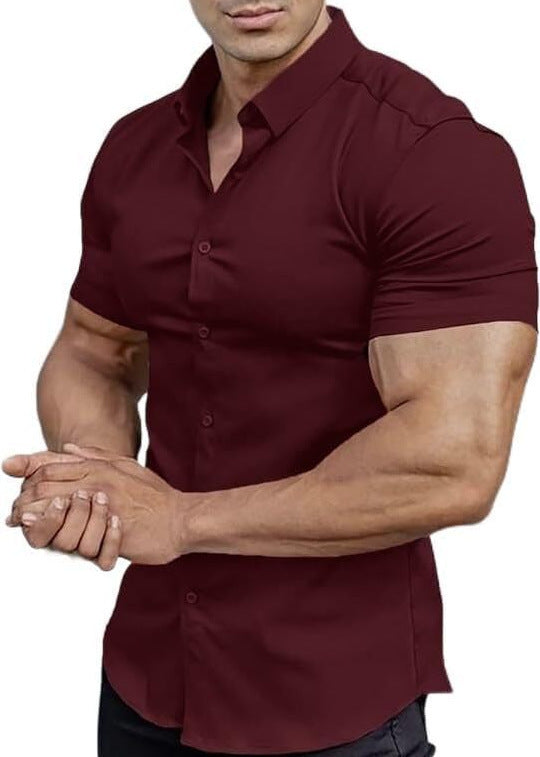 Men's Thin Short Sleeve Shirt