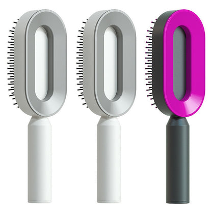 Self Cleaning Hair Brush Hair Loss Airbag Massage