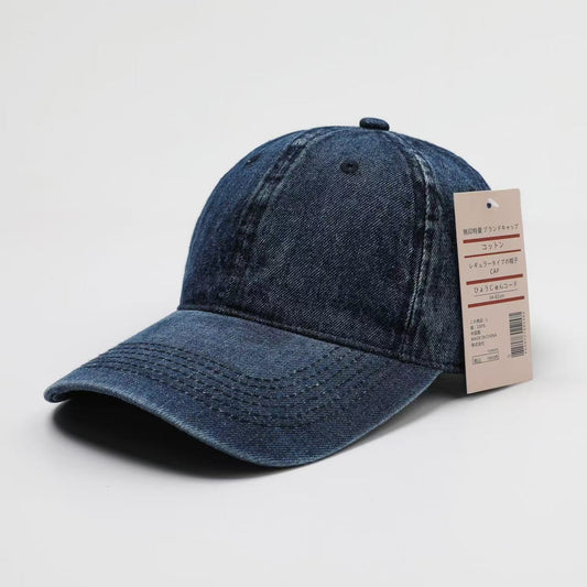 Denim Cap Men Wide-brimmed Sunhat