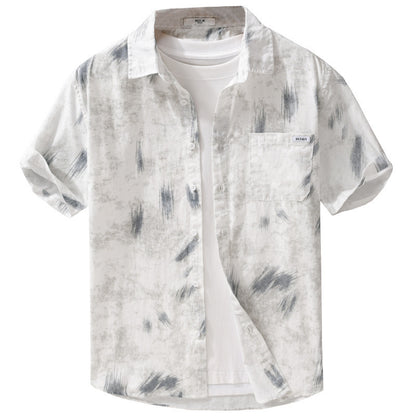 Menswear Simple All-matching Sleeve Shirt