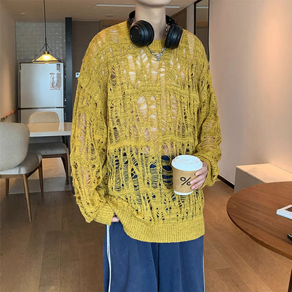Hollow Loose Thin Sweater Sweatshirts