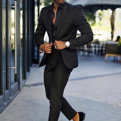 Two-piece Suit With Two Buttons Suit