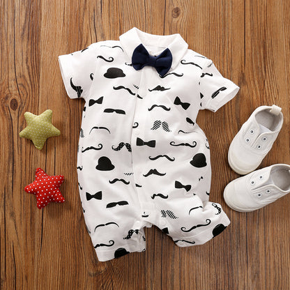 Gentleman's Baby Clothes, Long-sleeved Romper