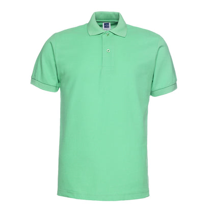 Men's Lapel Short Sleeve Polo T-Shirt Plus