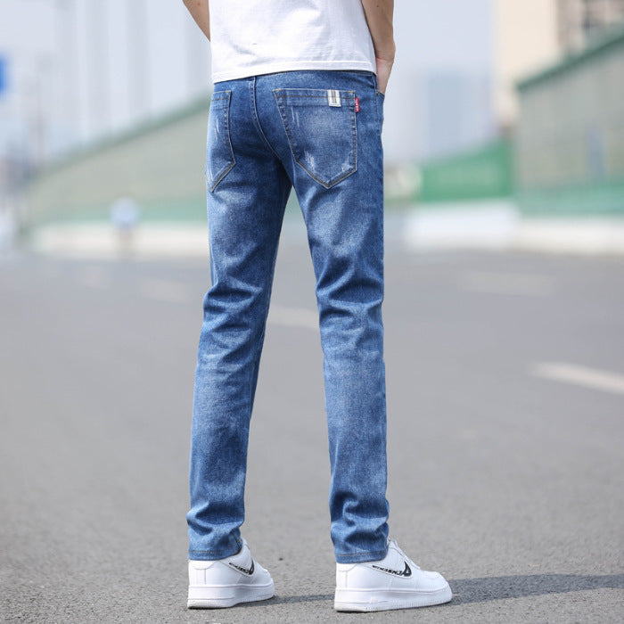 Men's Slim Straight Stretch Jeans
