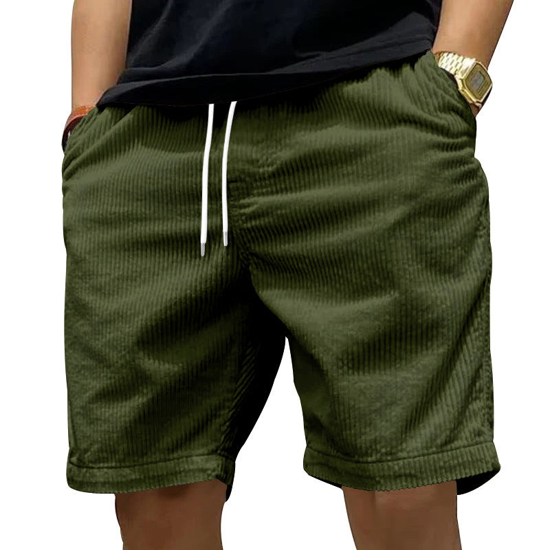 Men's All-matching Thin Corduroy Shorts