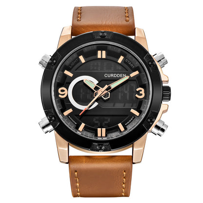 Men's Fashion Belt Multi-functional Watch