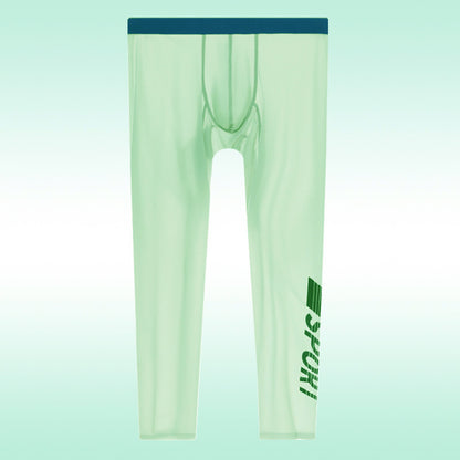 Ice Silk High Elastic Seamless Tight thin Pants