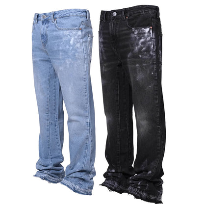 Straight-leg Denim Jeans