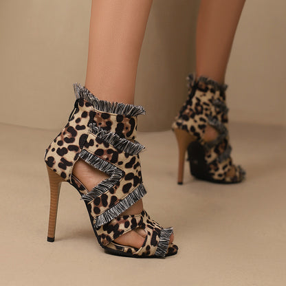 Women's Plus Size High Heel Sandals