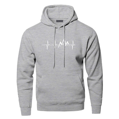 Beautiful Men's Polyester Fiber Compass Hoodie