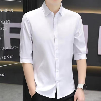 Slim-fit Half-sleeve Shirt