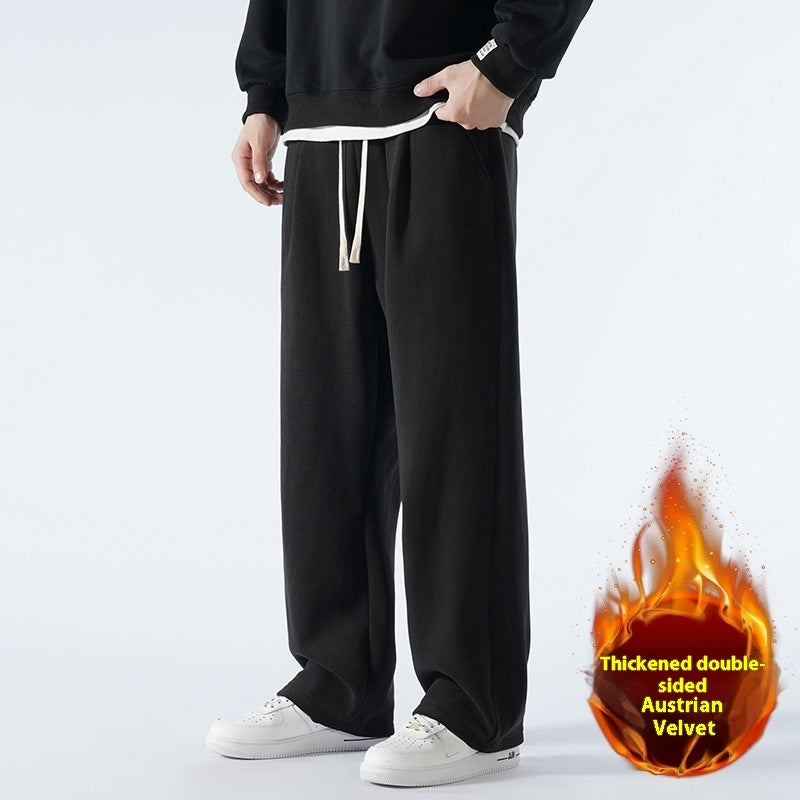 Double-sided Polar Fleece-lined Men's Pants