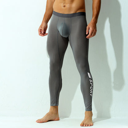 Ice Silk High Elastic Seamless Tight thin Pants