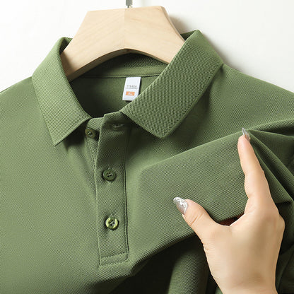 Men's Lapel Short Half Sleeve T-Shirt