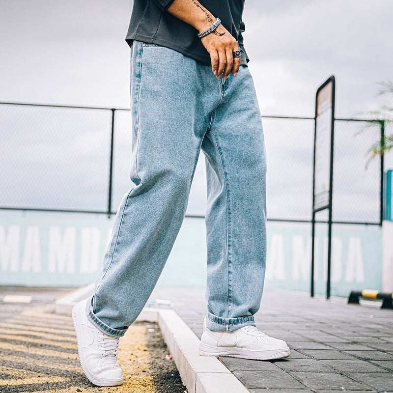 Loose Straight Simple Jeans