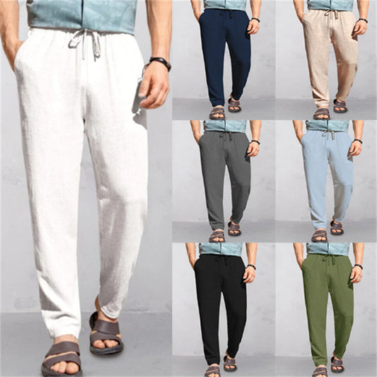 Men's Linen Breathable Outdoor Pants