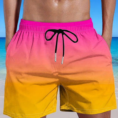 Men's Fashion Gradient Color Shorts