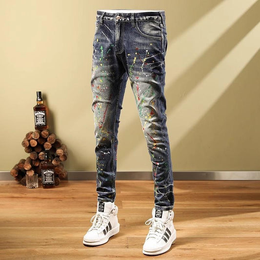 Fashion Jeans Men's Slim Fit Skinny