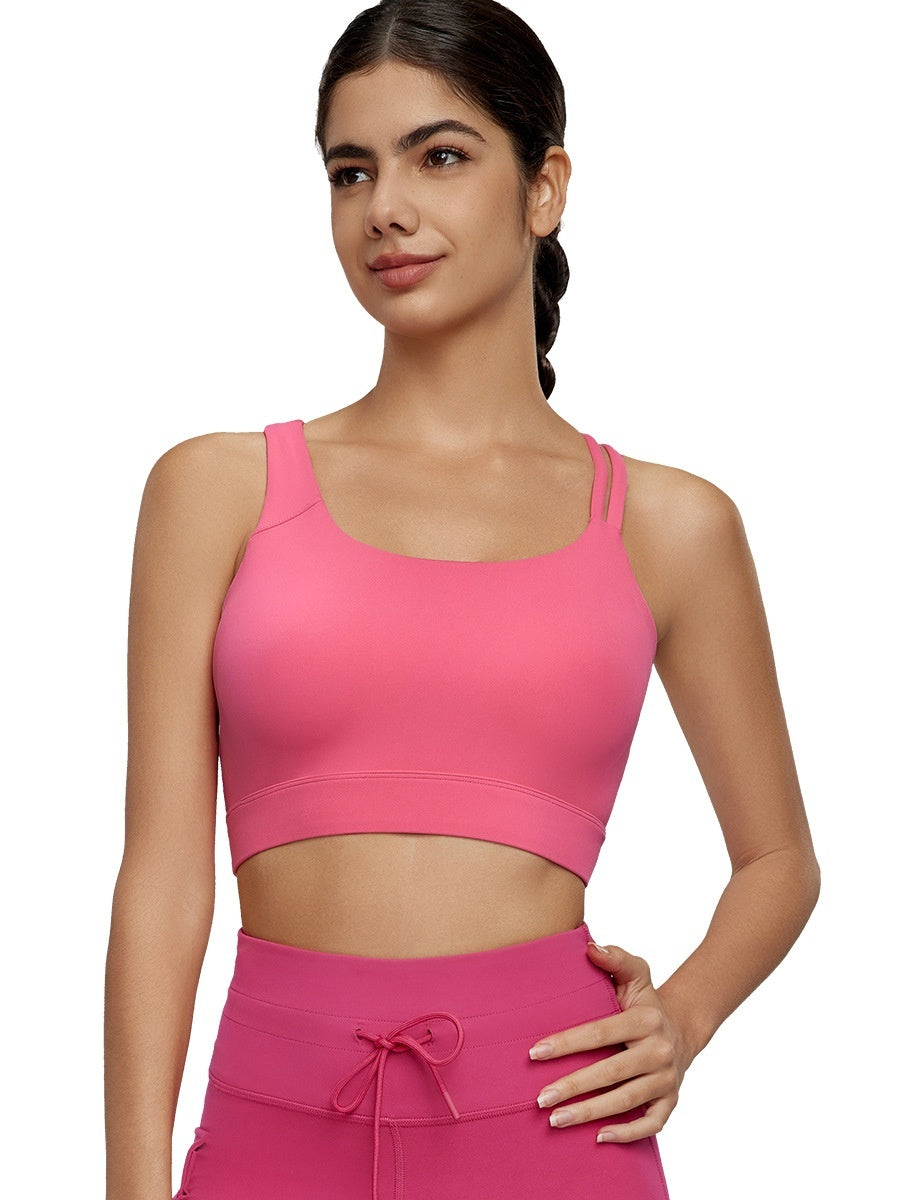 Sexy Oblique Shoulder Sports Vest Female
