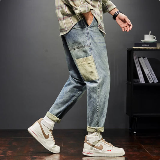 Loose Straight Tube Haren Jeans
