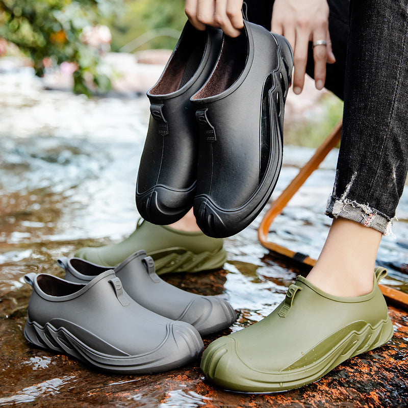 Men's Fashion Rain Boots Short