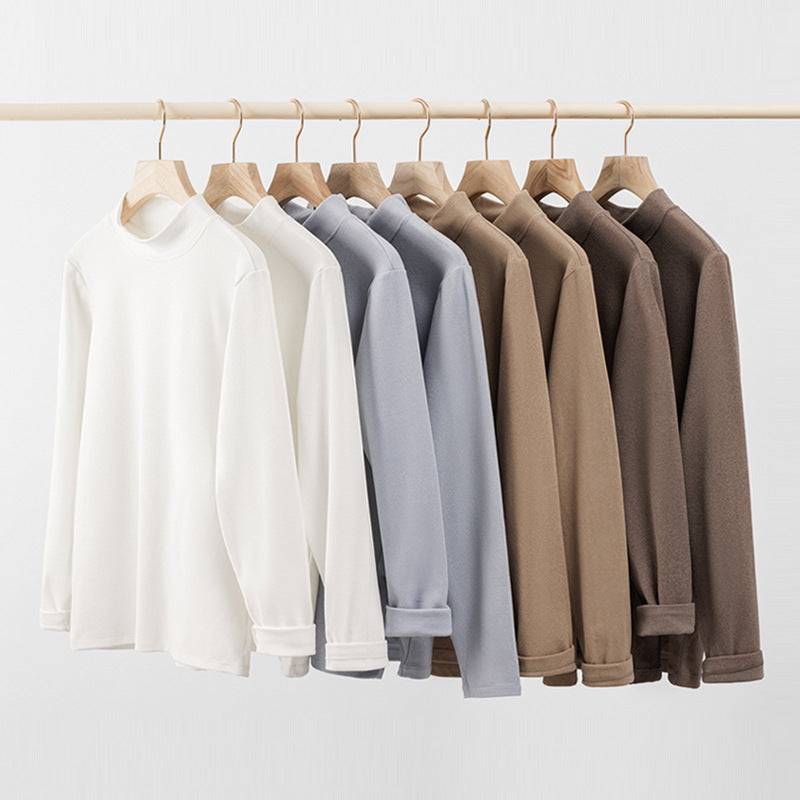Pullover Stand Collar Boys Undershirt