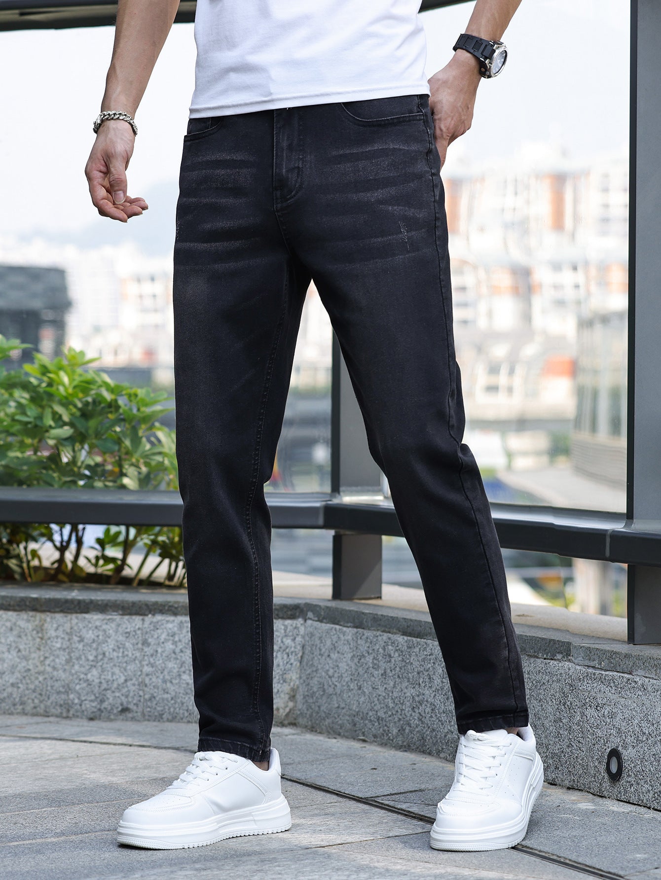 Fashion Men's Stretch Slim Jeans