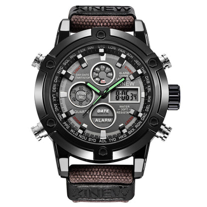 Men's Fashion Belt Multi-functional Watch