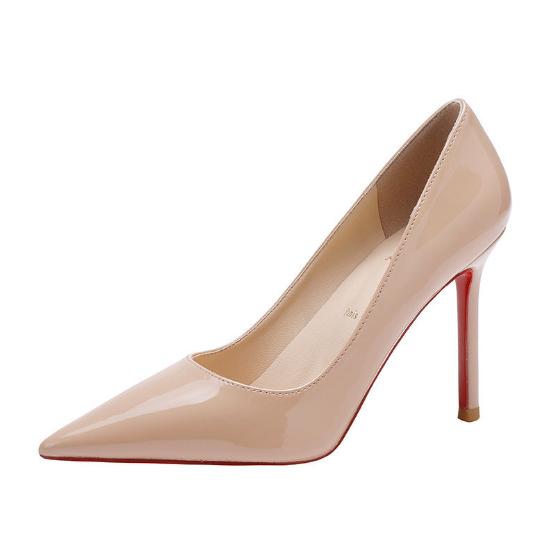 Empty Nude High Heels Women Versatile Style