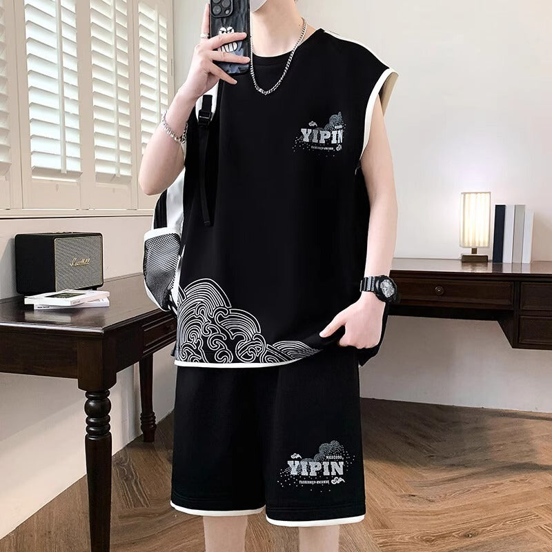 Men's T-Shirt Suit Boys Trend
