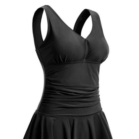 Women's Plus Size Cherry One-piece Swimsuit Dress