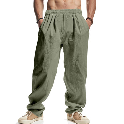 Linen Hip Hop Wide Legs Trousers